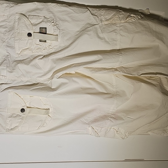 Cream Cargo Pants, Streetwear, Casual. NWT Size XL. 100% COTTON - Picture 7 of 10